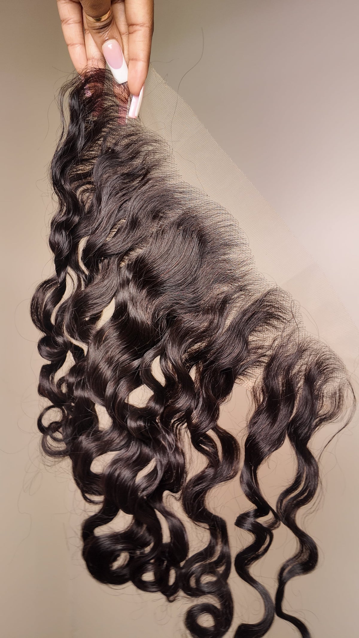 Raw Indian Curly BUNDLES + 13×4 HD FRONTAL