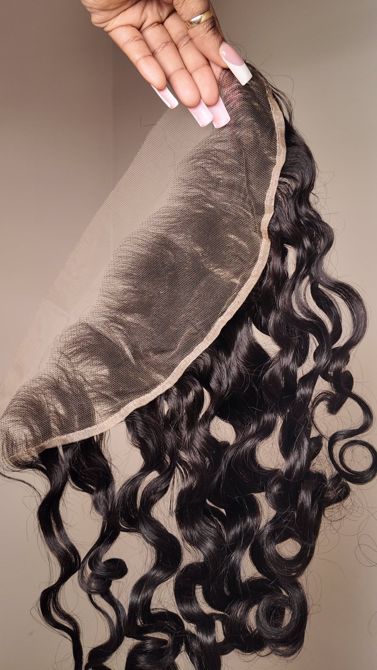 Raw Indian Curly BUNDLES + 13×4 HD FRONTAL